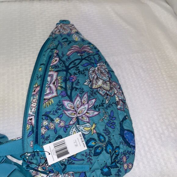 Vera Bradley Essential Sling Backpack Peacock Garden MSRP $79 ~ NWT - Picture 6 of 6